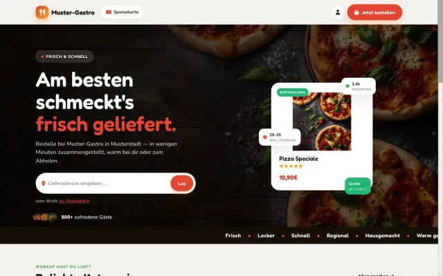 Design-Welt Pizza / Italienisch